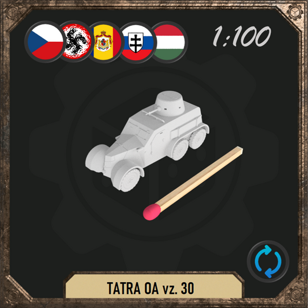 1/100 TATRA OA vz. 30 armoured car