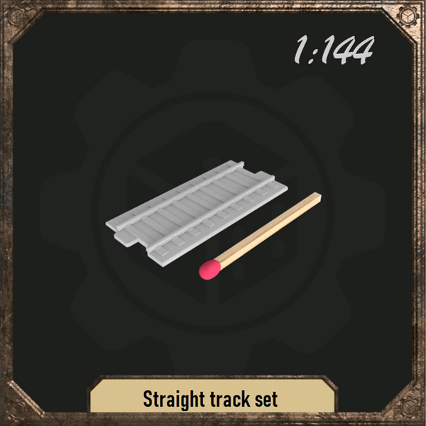 1/144 Straight track set