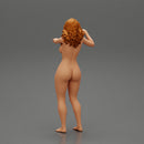 Naked woman pointing - Only-Games