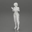 Mechanic girl in overalls repairs and maintains car - Only-Games