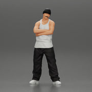 gangster homie arms crossed in hat - Only-Games