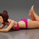 Sexy Young Girl In Bikini Lying On The Sand At The Beach - Only-Games