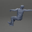 A masked gangster man riding in a car and holding a gun - Only-Games