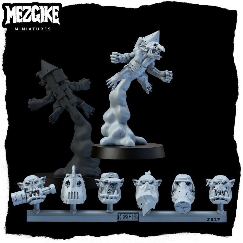 Jump boyz mob B (6 physical miniatures) - Only-Games