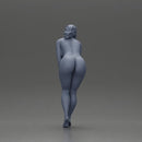 naked woman placing her hand on her legs, wearing a cap - Only-Games