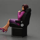 2 Businesswoman Sitting On Private Plane - Only-Games