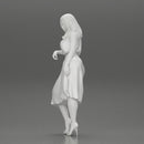 Sexy girl in dress Leaning Against Car on the beach - Only-Games