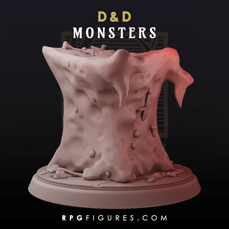 D&D Monsters - Gelatinous Cube