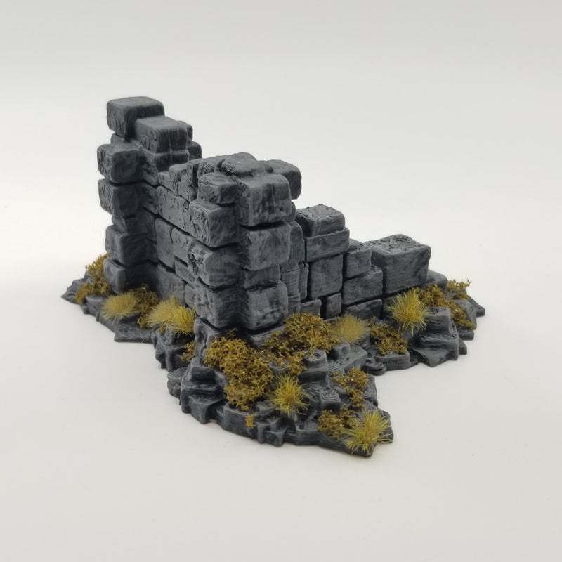 Basic Corner Wall B: Ancient Ruins Terrain Set - Only-Games