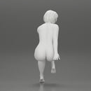 Naked woman sitting thinking - Only-Games