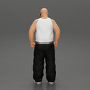 fat gangster standing with sunglasses - Only-Games