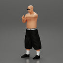 gangster standing in cropped trousers with sunglasses - Only-Games