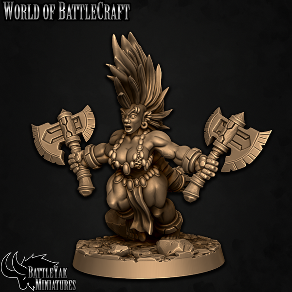 Wydowslayer with Twin-Axes | World of BattleCraft Hero