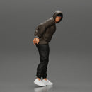 Criminal in Handcuffs man wearing hoodie walking with policeman - Only-Games