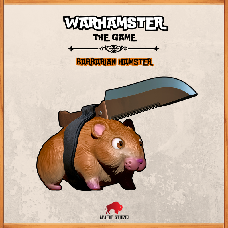 Warhamster The Game: BARBARIAN HAMSTER