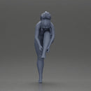 Naked Girl Adjusting Her Stylish Red Heels - Only-Games