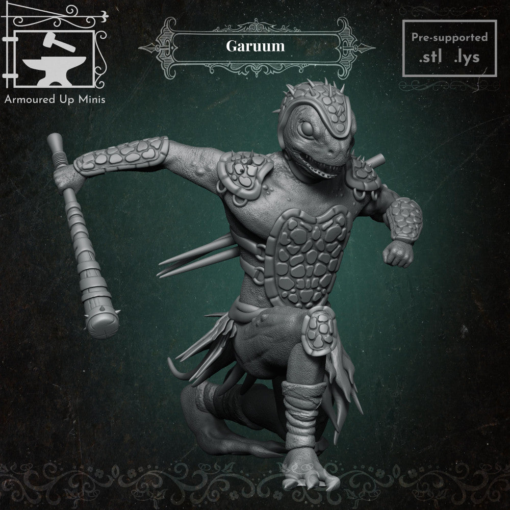 Garuum - Armoured Up Minisv - Miniatures by Only-Games.co