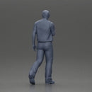 gangster in a head scarf and vest walking - Only-Games