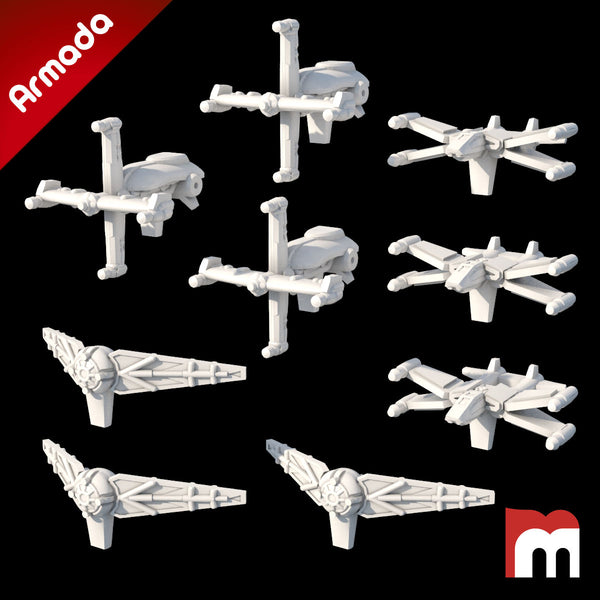 (Armada) Legacy Starfighter Set I