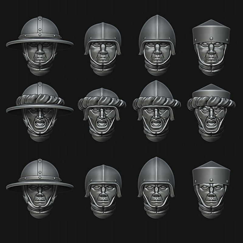 Medieval/Bretonn - Men at Arms - 28/32mm