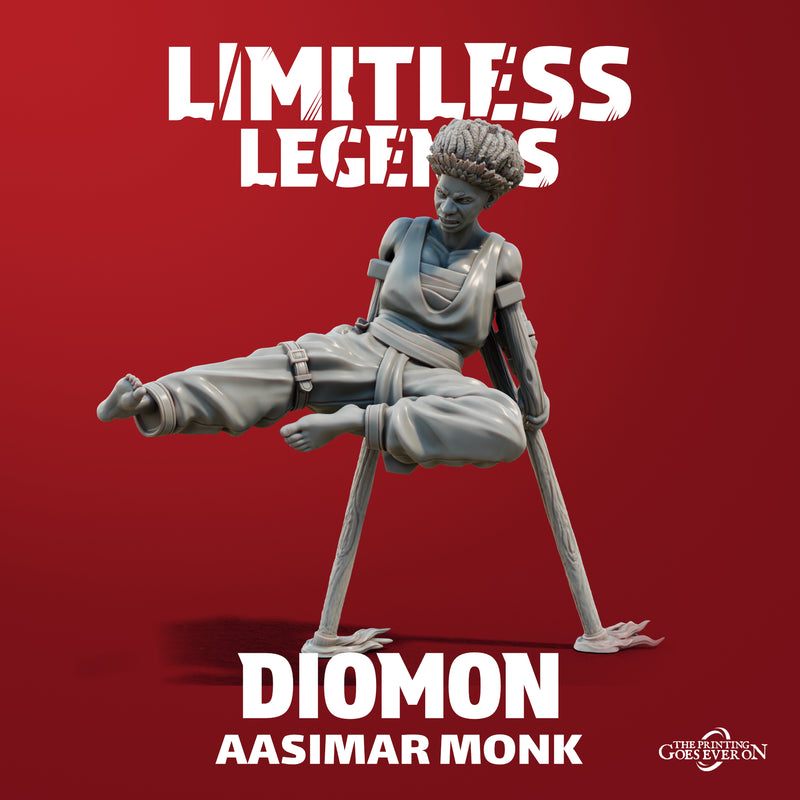 Aasimar Monk - Diomon