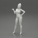 Naked girl standing and put hand on hip - Only-Games