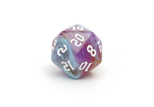 Dark Magic Dice - Corrupted Orange - Only-Games