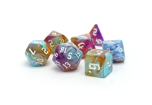 Dark Magic Dice - Corrupted Orange - Only-Games