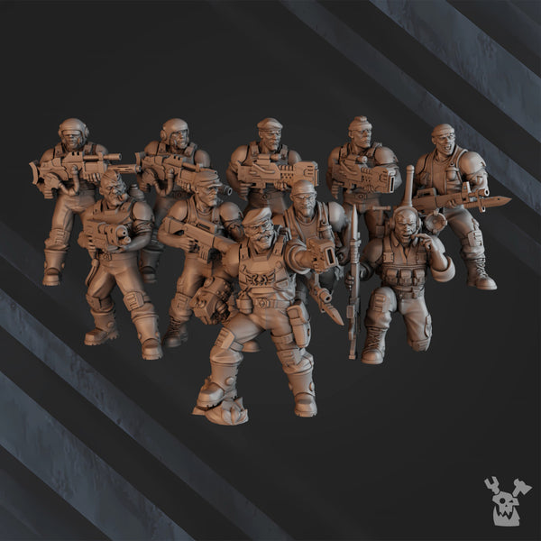 Green Hell Division Commando Squad x10