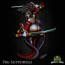 [NSFW]  Kimiko The Kunoichi [PRE-SUPPORTED]  32mm Female Ninja Samurai - Only-Games