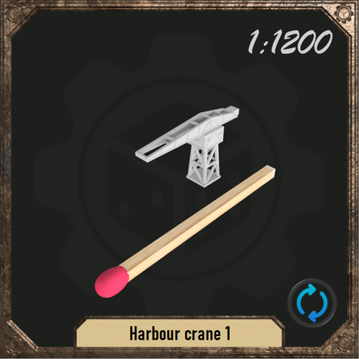 1/1200 Harbour crane 1 - Only-Games