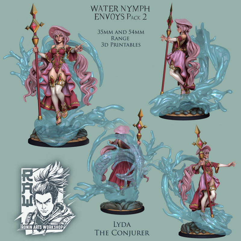 Lyda The Conjurer - Dual Form (Mermaid) Mini - Only-Games