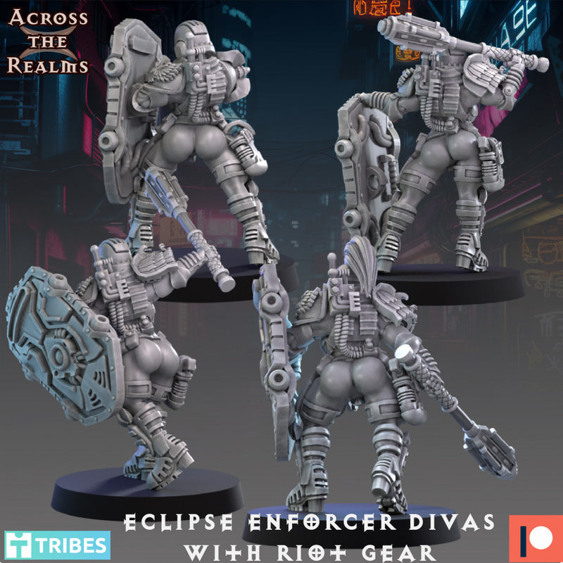 Eclipse Enforcer Divas with Riot Gear