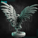 (0220) Male aarakokra birdfolk monk witha club - Only-Games