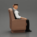 2 suited businessman like Thomas Shelby sitting in the first-class cabin of an airplane - Only-Games