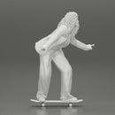 Black girl With Curly Hair riding Skateboard - Only-Games