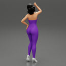 Sexy woman standing and posing in lingerie - Only-Games