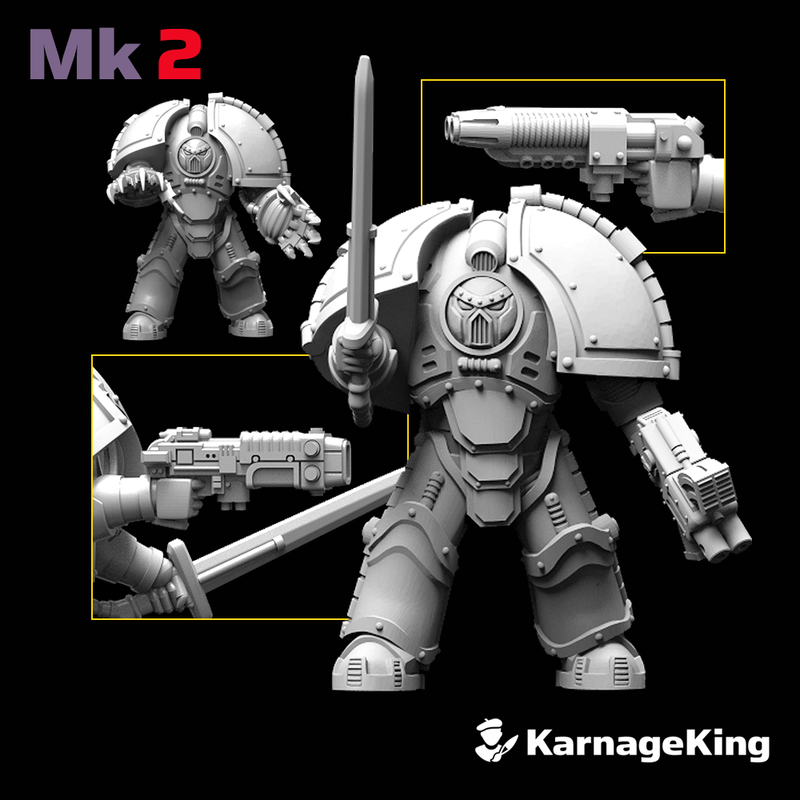 5x Saturnus Terminator Mk:2 Crusader Squads (OG)