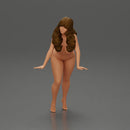 naked Woman Striking a Dynamic Pose - Only-Games