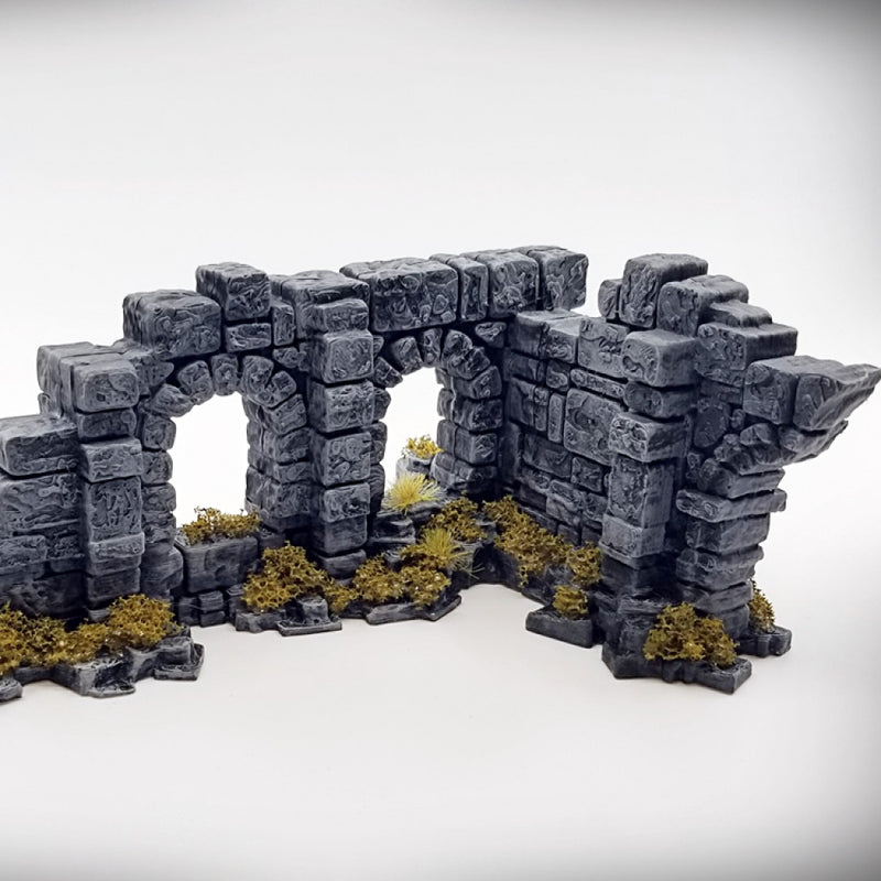 Double Arch Window - Half Arch Door: Ancient Ruins Terrain Set - Only-Games