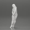 beautiful Asian girl in  jacket leaning with her hands on the car - Only-Games