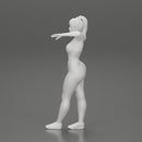 Sexy fitness girl leaning on a wall while standing outdoors - Only-Games