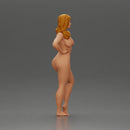 Naked Elegant pose showcasing confidence and grace - Only-Games