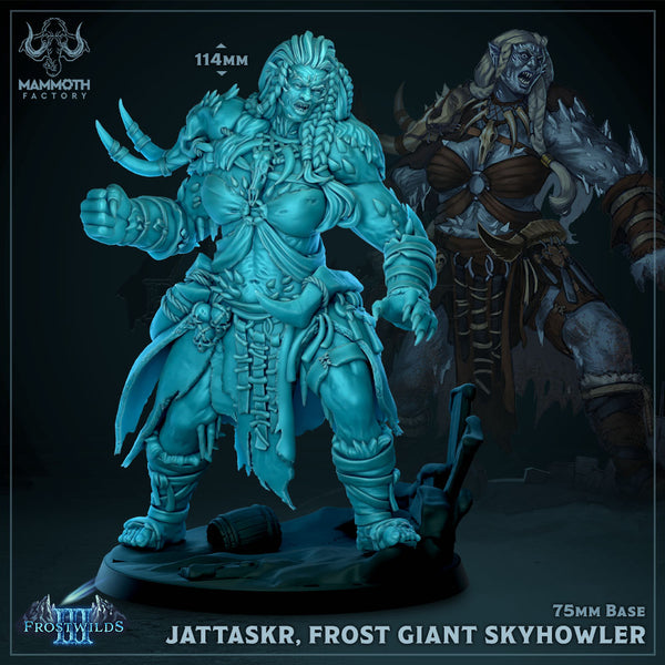 Jattaskr Frost Giant Skyhowler on 75mm Base