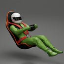 2 Models - Racing Driver Sitting in Touring Car Cockpit with Racing Suit and seat 2 - Only-Games