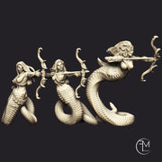 Snakewoman Archers - 3 Units (AMAZONS! Kickstarter) - Only-Games