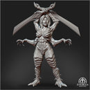 Bug Warrior Lilian  28mm/32mm/ 54mm/75mm/100mm - Only-Games