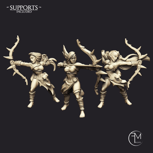 Amazon Archers - 3 Units (AMAZONS! Kickstarter)