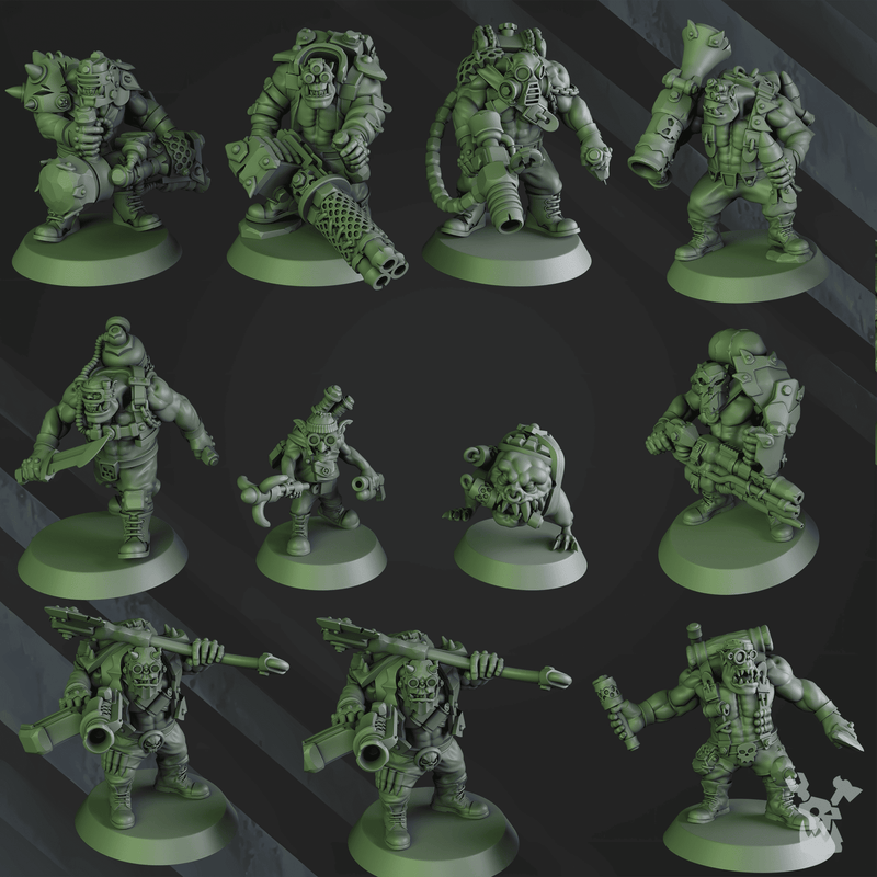 Blak Orks Mob x11