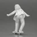 Black girl With Curly Hair riding Skateboard - Only-Games